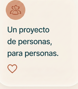 Un proyecto de personas, para personas